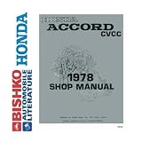 1978 HONDA ACCORD CCVC Shop Service Repair Manual CD by Honda