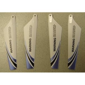 Syma S107 Metal Gyro RC Helicopter Main Blue Color Blades Set & AC Charger Syma S107 Metal Gyro RC Helicopter Main Blue Color Blades Set & AC Charger