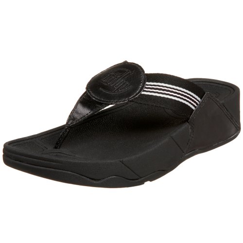 41efooKsi7L Buy FitFlop Womens Walkstar Thong Sandal,Black,6 M US