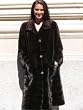 NEW DARK BROWN SHEARED MINK FUR COAT sz10 #10758
