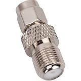 SMA Male Plug to F Female RF Coax Coaxial Connector Adapter