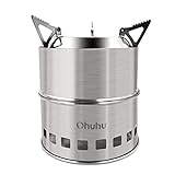 (オフフ) Ohuhu ストーブ 薪 ウッド AS812 アウトドア キャンプ 火おこし器 火消しつぼ セット