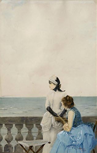 High Quality Fine Art Prints on Canvas - 16 x 25 inch Post-Impressionism Other - Dis-moi tout - by Vittorio Matteo Corcos