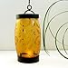 amber frosted glass lantern
