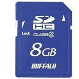BUFFALO Class4 SDHCカード 8GB RSDC-S8GC4