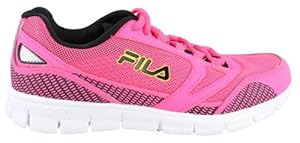 Women's Fila, Memory Deluxe 3 Running Shoes PINK / BLACK 9 M