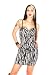 Perpetual Vogue Rocker Style Bra Cup Dress Black White