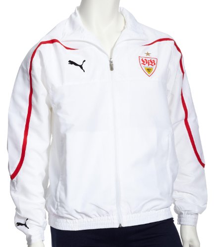 PUMA Herren VfB Stuttgart Freizeit Jacke , white, XL, 737566 01
