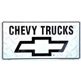CHEVY TRUCKS LICENSE PLATE LOGO plates tag tags auto vehicle car front by Smart Blonde