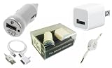 Premium Quality USB Power Adapter + USB car charger 4 in 1 Kit
