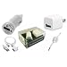 Premium Quality USB Power Adapter + USB car charger 4 in 1 Kit