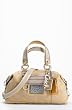 Coach Signature Poppy Lurex Duffle Satchel Bag Purse 15863 Goldmine