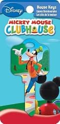 Goofy Clubhouse Kwikset KW1 House Key