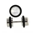 Stainless Steel Fake Plug with Clear CZ - 16g Wire - 2g Fake Plug - Sold as a Pair Stainless Steel Fake Plug with Clear CZ - 16g Wire - 2g Fake Plug - Sold as a Pair