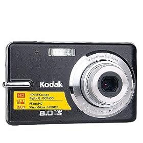 Kodak 8MP 3x Optical/5x Digital Zoom HD Camera (Black)