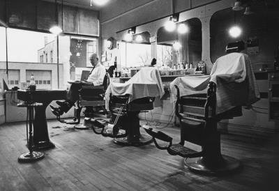 (13x19) Barber Shop Archival Photo Poster Print