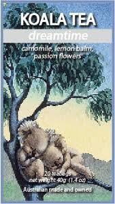 Koala Tea Dreamtime Camomile, Lemon Balm, Passion Flowers 20 Tea Bags Net Wt. 28g