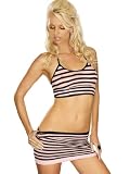 SeXy Stretch Halter Cami Top Mini Skirt Set