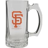 San Francisco Giants Beer Mug: 3D Logo Glass Tankard