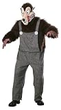 Scary Big Bad Wolf Animal Costume - Adult Std