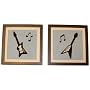 Rock 'N Roll Wall Dcor - Set of 2
