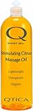 QTICA スマートスパ シトラスマッサージオイル 960ml