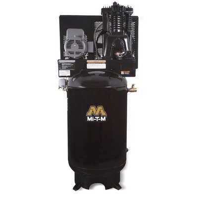 5 HP Electric Two Stage Stationary Air Compressor Magnetic Starter: Yes