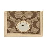 コーチ カードケース COACH 名刺入れ カーキ系 サットンシグネチャー 43981-SKHPL コーチ 名刺入れ