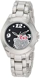 Hello Kitty by Kimora Lee Simmons Women's H3WL1033SLV Silver Alloy Case And Glitter Face Watch