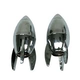 Trick Tops PRESTA Rocket Valve Caps, Chrome