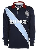 Tommy Hilfiger Mens Rugby Navy Blue Banded