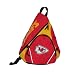 Kansas City Chiefs NFL Football Team Sling Shoulder Sports Bag / Athletic Backpack - Multicolor -Siz