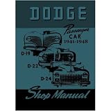 1941 1944 1945 1946 1947 1948 DODGE Service Manual Book by Dodge