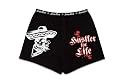 Hustler Lingerie Men's "Hustler For Life" Printed Cotton Boxer Shorts