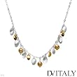 DV ITALY Attractive Necklace Well Made in 14K/925 Gold plated Silver. Total item weight 12.4g Length 16.5in