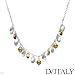 DV ITALY Attractive Necklace Well Made in 14K/925 Gold plated Silver. Total item weight 12.4g Length 16.5in