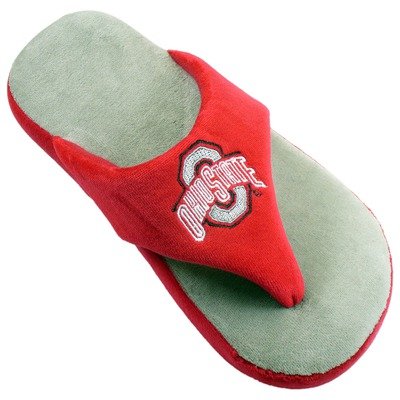 Ohio State Buckeyes Flop Slipper Size: 5-6, Color: Grey / Red