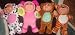 Cabbage Patch kids Lamb & Kitty & Monkey Costumed Snugglies dolls