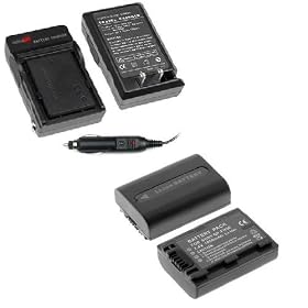 Premium Replacement Digital Camera & Camcorder Battery Charger with Car Adapter for Sony DCR-SR47 / DCR-SR47R / DCR-SR47L