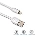 SNX(TM) Certified 10 Feet / 3 Meters Nylon Braided 8 Pin Lightning to USB Cable ( 3 Pack )