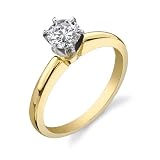 0.50 carat Diamond Solitaire Engagement Ring 14 karat Gold