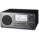 Buy Black Sangean AM FM RDS Digital Tuning Wooden Cabinet Table-Top Radio  by Sangean