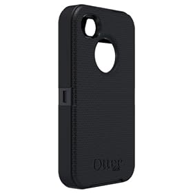 Buy Otterbox Defender Series Hybrid Case & Holster for iPhone 4 & 4S - Retail Packaging - Black