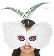 White Feather Mask