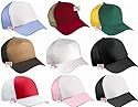 Trucker Mesh Baseball Cap in Polyester- oder Baumwolle in 35 
Farben, einfarbig und zweifarbig