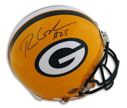 Ryan Grant Autographed/Hand Signed Green Bay Packers Full Size authentic Proline Helmet