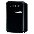 Smeg FAB10LNE Standk�hlschrank mit Gefrierfach / Linksanschlag / K�hlteil 101 Liter / Gefrierfach**** 13 Liter / schwarz