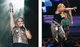Salt N Pepa Autographed 8x10 Concert Photos (x2) - aka Cheryl James and Sandra Denton