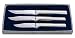 Rada Cutlery Paring Knives Galore 3 Piece Boxed Gift Set with Solid Cast Brushed Aluminum Handles, Made in USA