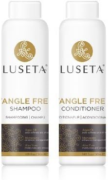 Luseta Tangle Free Argan Oil Shampoo &amp; Conditioner Travel Set 1.69oz by Luseta Beauty